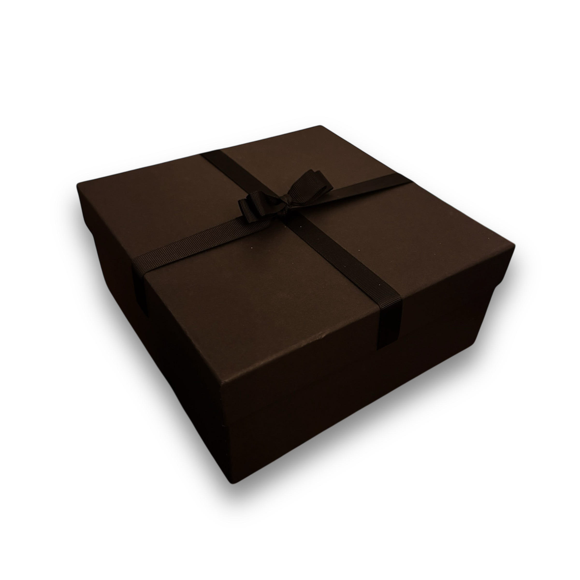 Boîte Cadeau avec Noeud Noir