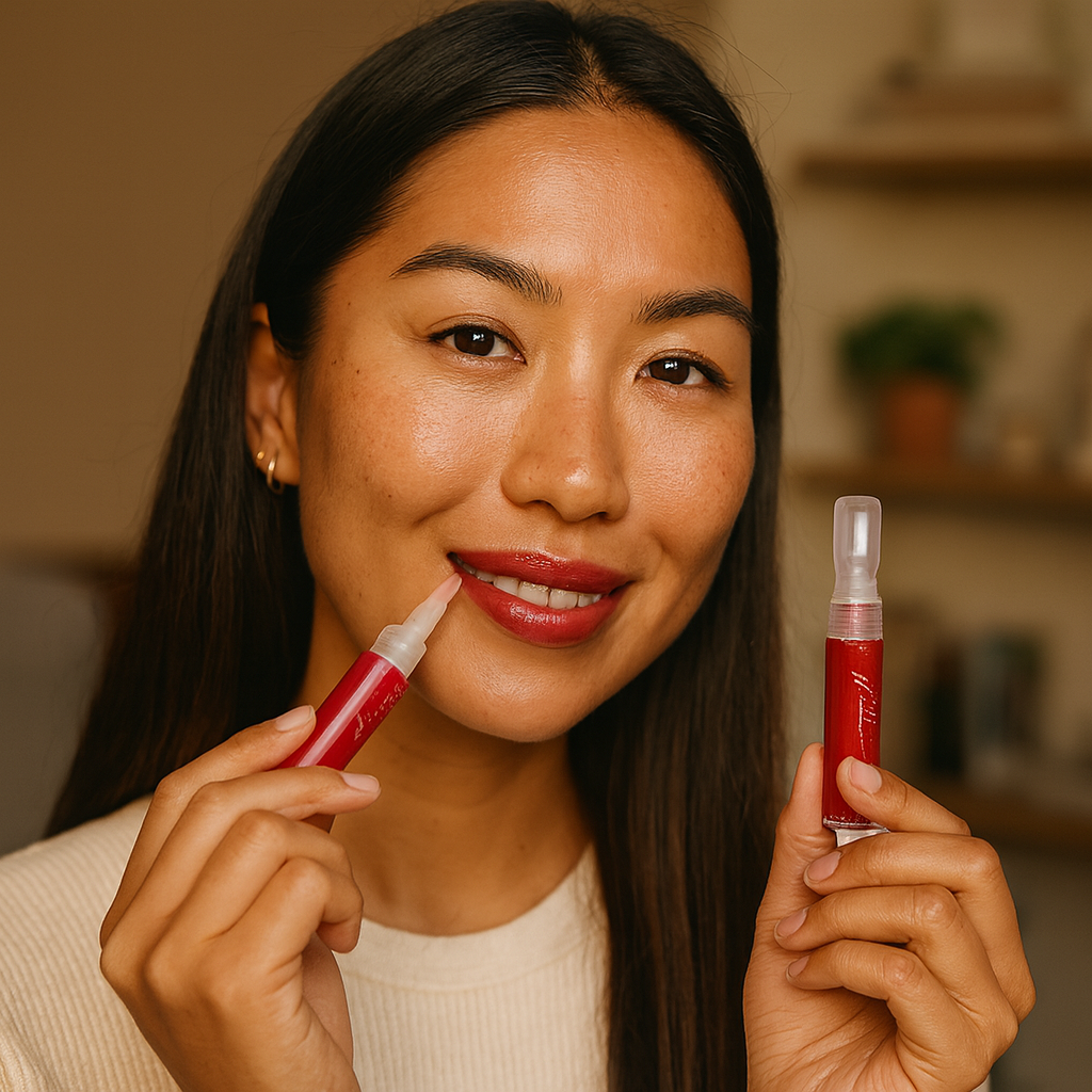 Avant / Après lèvres repulpées – look 1