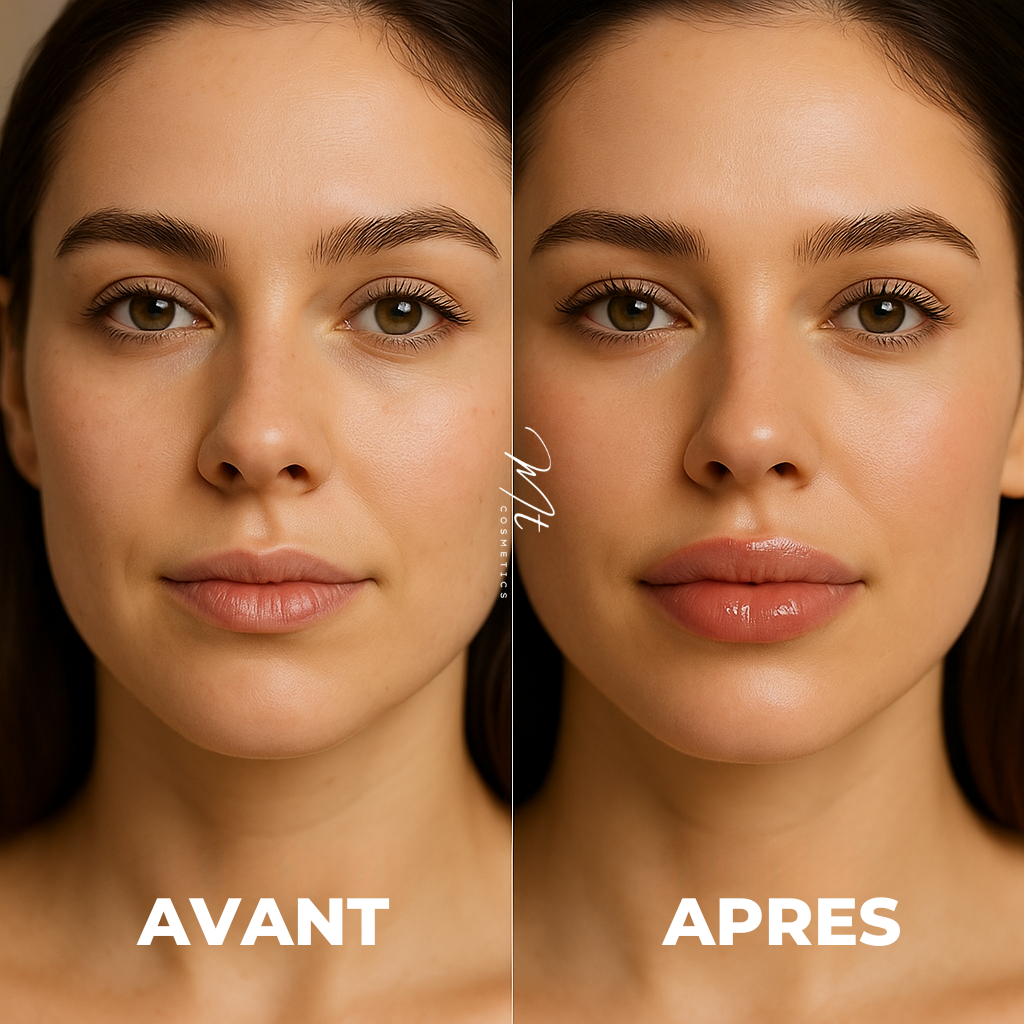 Application du gloss repulpant – look 2