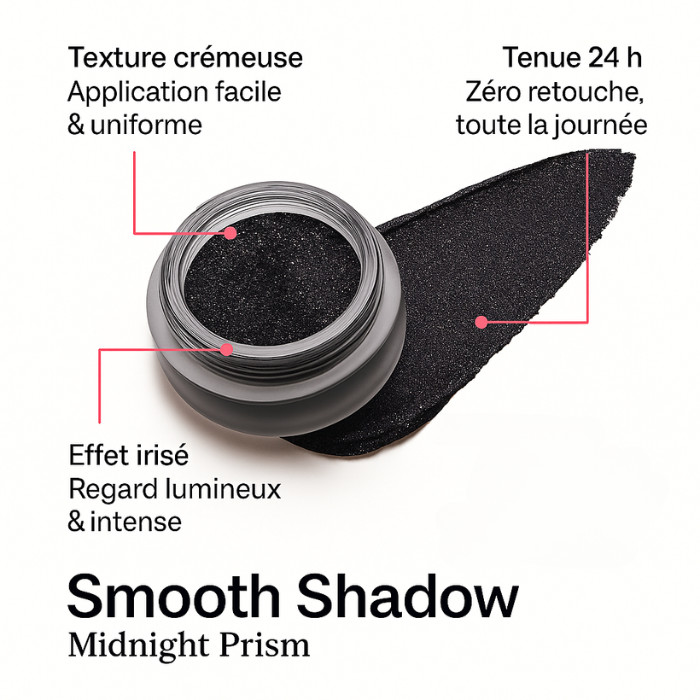 Smooth Shadow™ – Éclat Irisé 24h, Couleur Vibrante